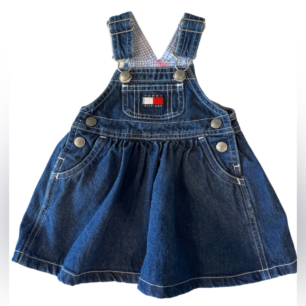 vintage ✨ 1999 Tommy Hilfiger Denim Overall Dress